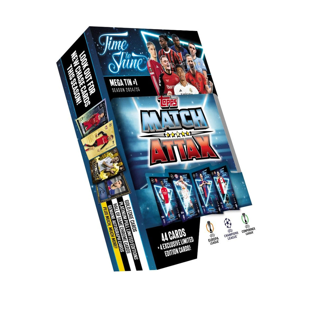 Topps Match Attax 24/25 - Random Mega Tin - Soccer - Contains 44 Match Attax Cards Plus 4 Exclusive LEs